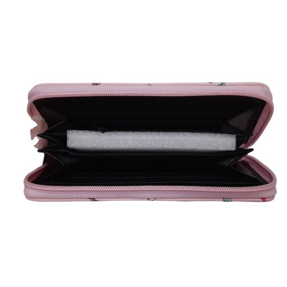 Hello Kitty Zippered Wallet Long Clutch Cash Cards Coin Holder - Picture 3 of 4